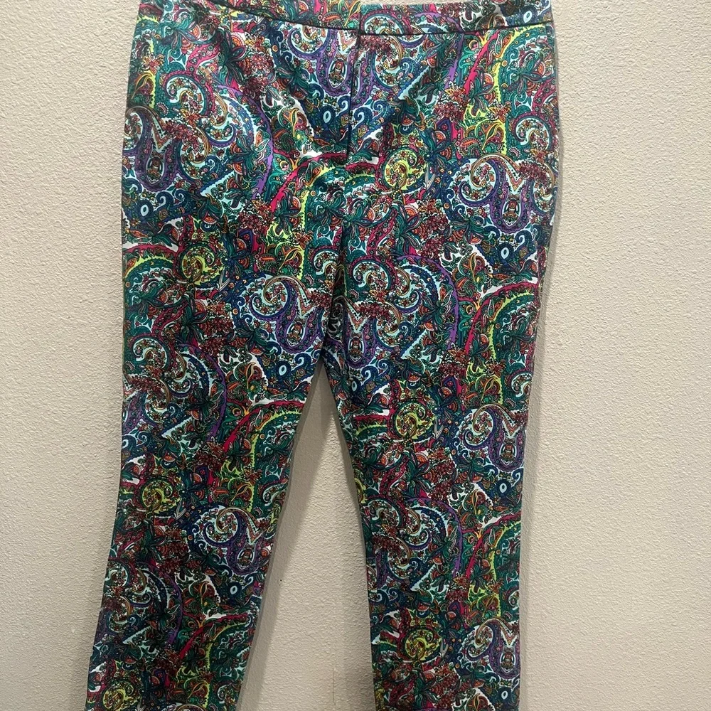 Tommy Hilfiger Multicolor Paisley Leggings - Picture 1 of 7